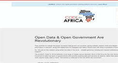Desktop Screenshot of codeforafrica.org