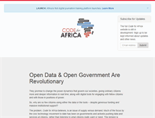 Tablet Screenshot of codeforafrica.org